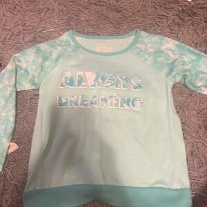 Light blue cat and jack shirt size small (6/6x)